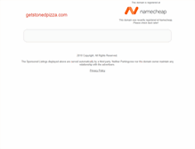 Tablet Screenshot of getstonedpizza.com